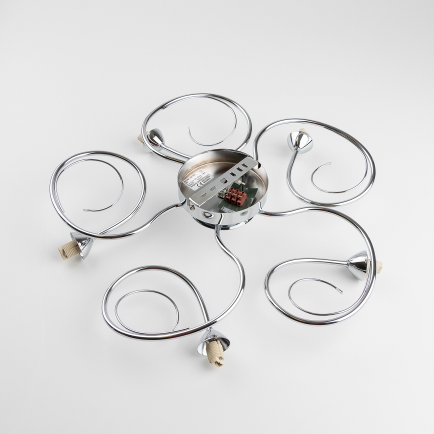 Eglo 32103 - LED pinnapealne laelühter VELAGO 5xG9/33W/230V läikiv kroom