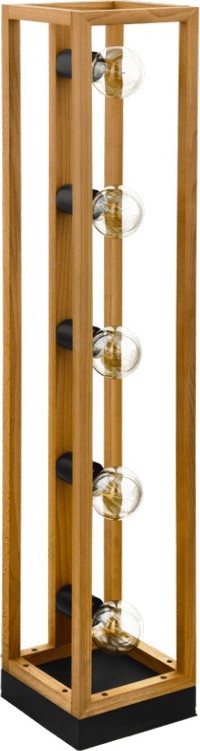 Eglo 32148 - Põrandalamp BLACKCROWN 5xE27/40W/230V pruun