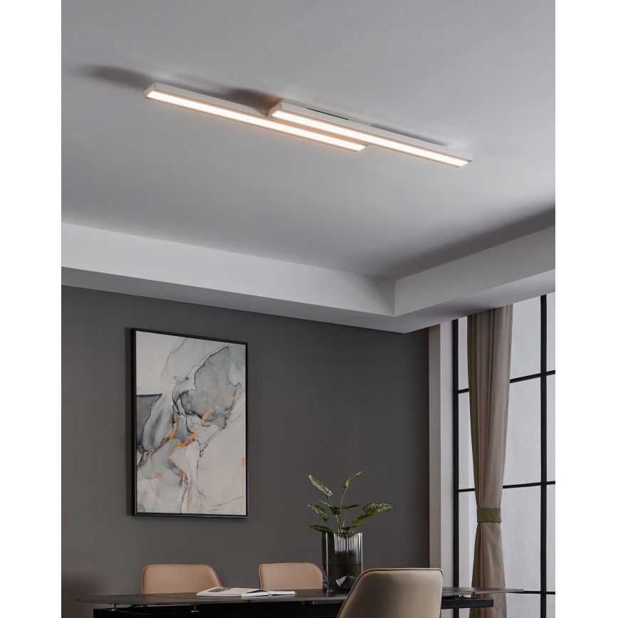 Eglo 32164 - LED RGBW hämardatav laelamp SALITERAS-C LED/24W/230V 2700-6500K valge