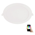Eglo 32315 - LED RGBW hämardatav süvisvalgusti FUEVA-CW LED/16W/230V 2700-6500K läbimõõt 22,5 cm valge