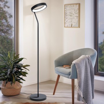 Eglo 32327 - LED RGBW hämardatav põrandalamp MARGHERA-C LED/15,5W/230V 2700-6500K must