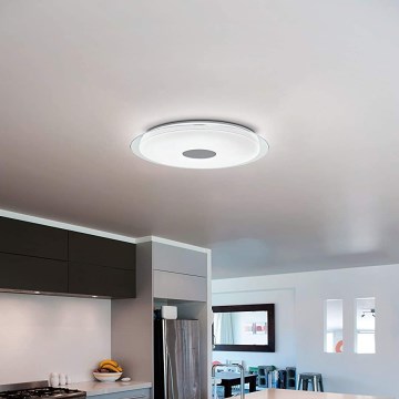 Eglo 32344 - RGBW LED hämardatav laelamp LANCIANO-C LED/53W/230V 2700-6500K + kaugjuhtimispult