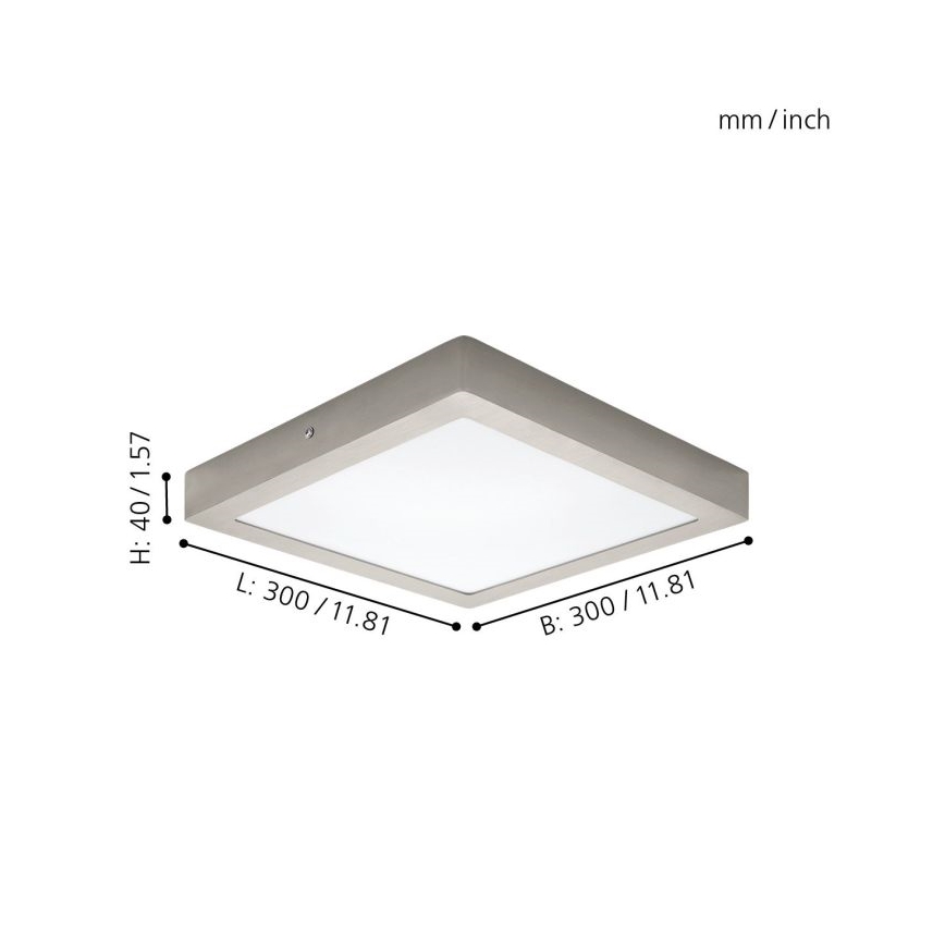 Eglo 32446 - LED-laevalgusti FUEVA 1 LED/24W/230V