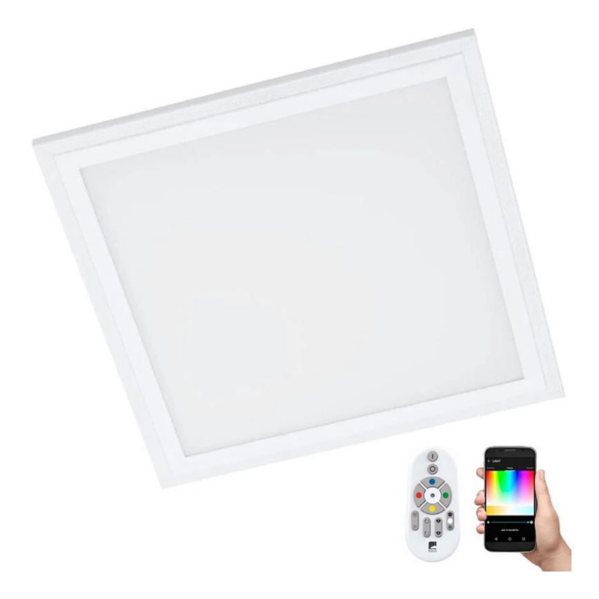 Eglo 32546 - LED RGB Hämardatav laevalgusti SALOBRENA-C LED/16W/230V 2700-6500K 30x30 cm valge