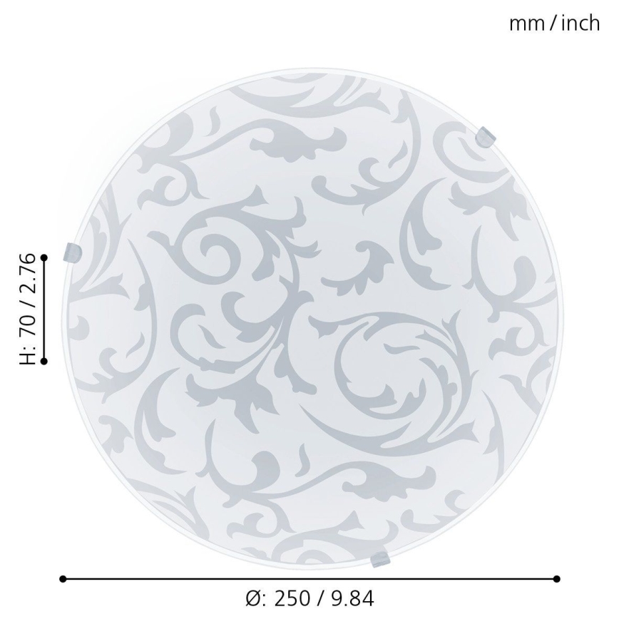 Eglo 32606 - LED laevalgusti MARS LED/11W/230V läbimõõt 25 cm