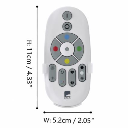 Eglo - Kaugjuhtimispult CONNECT 2xAAA Bluetooth