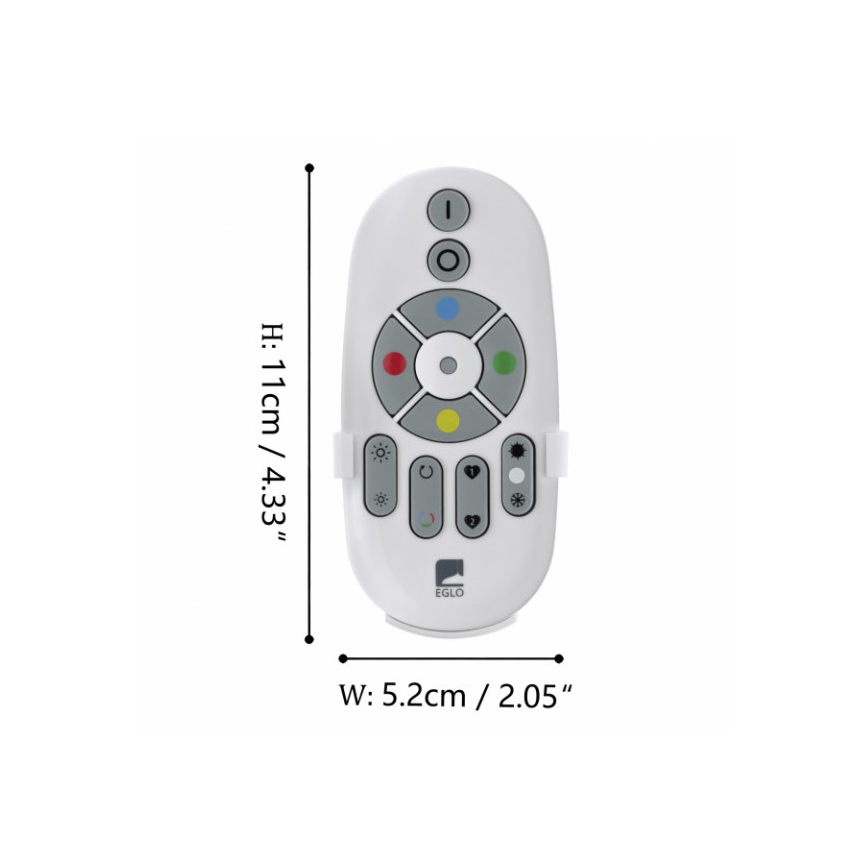 Eglo - Kaugjuhtimispult CONNECT 2xAAA Bluetooth