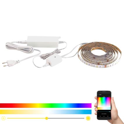 Eglo - LED RGB CCT riba 5m STRIPE-C LED/16W/230V