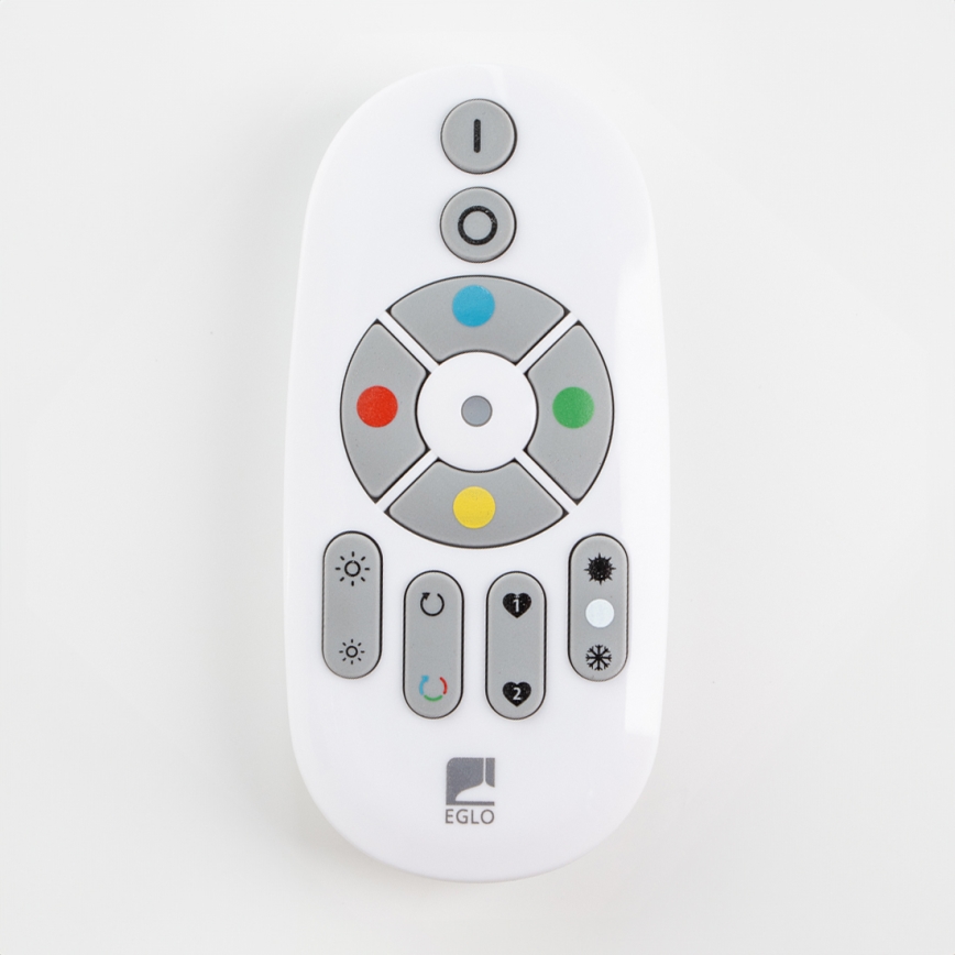 Eglo 32734 - LED RGBW Hämardatav pinnale kinnitatav/süvistatav panel 2in1 SALOBRENA-C LED/34W/230V valge + kaugjuhtimispult