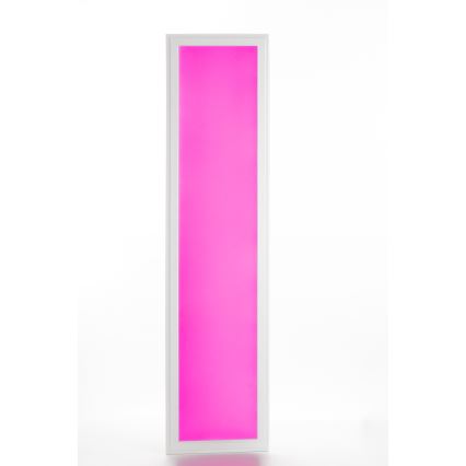 Eglo 32734 - LED RGBW Hämardatav pinnale kinnitatav/süvistatav panel 2in1 SALOBRENA-C LED/34W/230V valge + kaugjuhtimispult