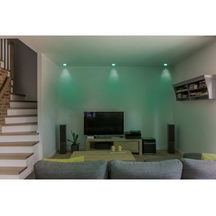 Eglo - LED RGB Hämardatav süvistatav valgusti FUEVA-C LED/10,5W/230V