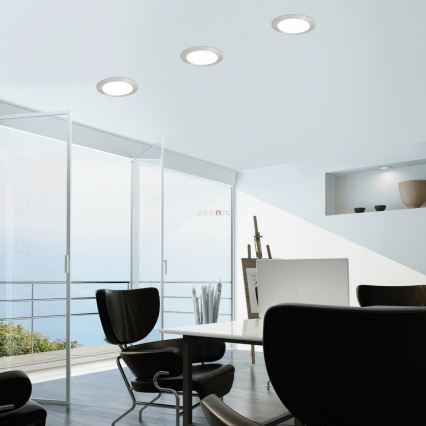 Eglo - LED RGB Hämardatav lae sisse paigaldatav valgusti FUEVA-C LED/10,5W/230V läbimõõt 17 cm