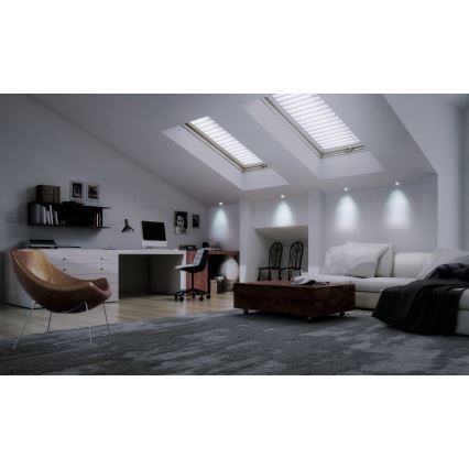 Eglo - LED RGB Hämardatav lae sisse paigaldatav valgusti FUEVA-C LED/10,5W/230V läbimõõt 17 cm