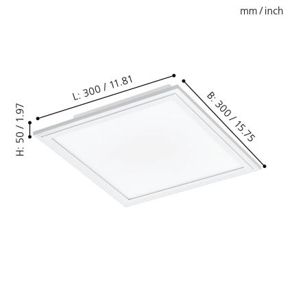 Eglo 32812 - LED Laevalgusti SALOBRENA LED/16W/230V