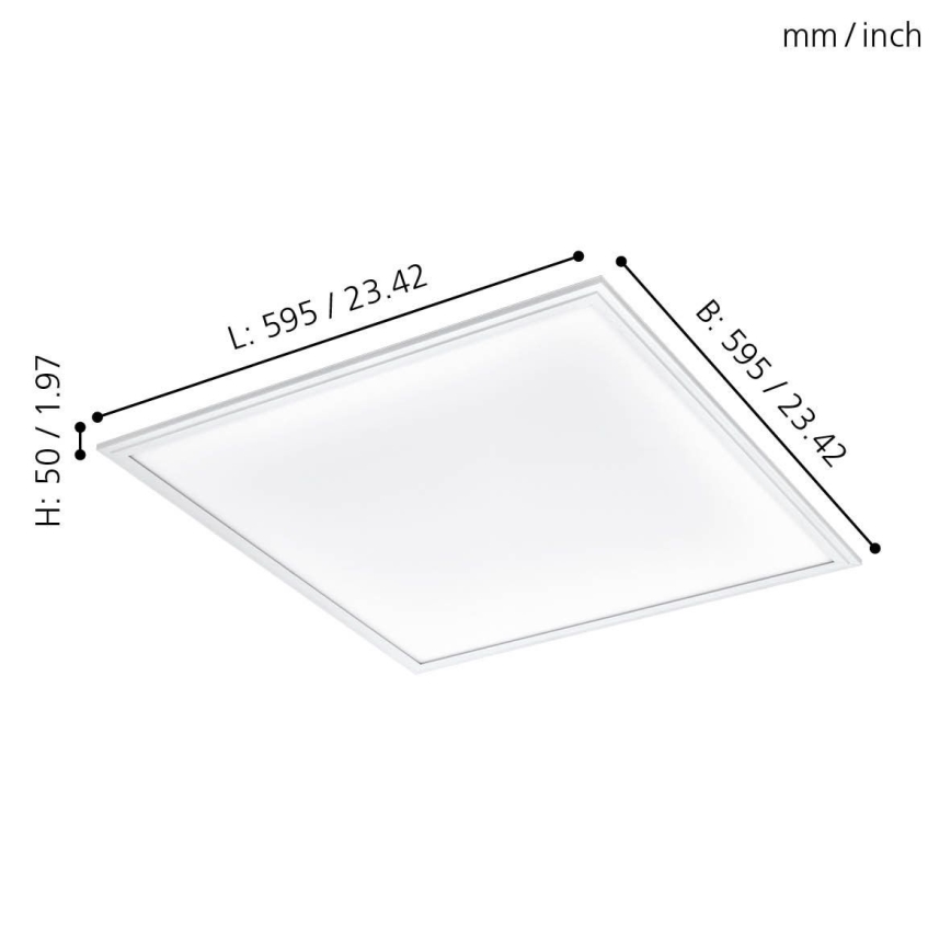 Eglo 32813 - LED Laevalgusti SALOBRENA LED/40W/230V