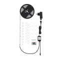 Eglo 32859 - LED RGB hämardatav riba 5m COB STRIPE LED/12W/230V 4000K IP44 + kaugjuhtimispult