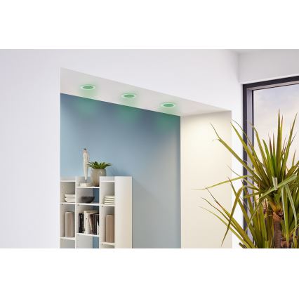 Eglo - komplekt 3x RGB-LED hämardatavad laesse paigaldatavad valgustid FUEVA-C LED/3W/230V, läbimõõt 8,5 cm