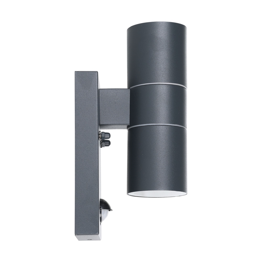 Eglo - LED Väli seinavalgusti koos anduriga 2xGU10/3W/230V IP44