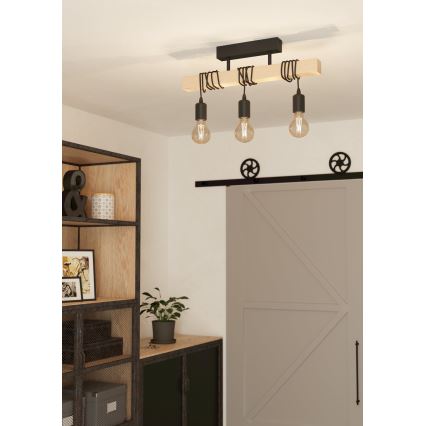 Eglo - Pinnale kinnitatav lühter TOWNSHEND 3xE27/60W/230V