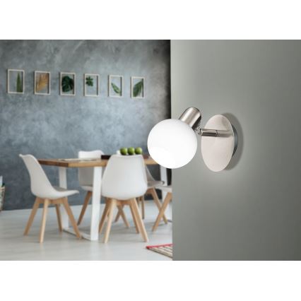 Eglo 32925 - LED hämardatav seinapunktvalgusti COMBA 1xE14/6W/230V mattkroom