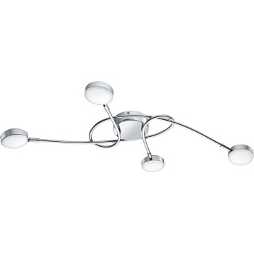 Eglo 32996 - LED pinnapealne laelamp SALTO 4xLED/5,4W/230V läikiv kroom