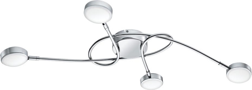 Eglo 32996 - LED pinnapealne laelamp SALTO 4xLED/5,4W/230V läikiv kroom