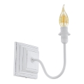 Eglo 33001 - Seinavalgusti 1xE14/40W/230V valge