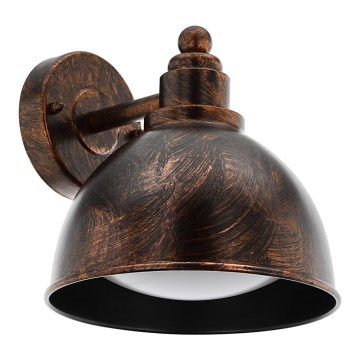 Eglo 33144 - Seinavalgusti õue AIROLA 1xE27/40W/230V IP44 pronks