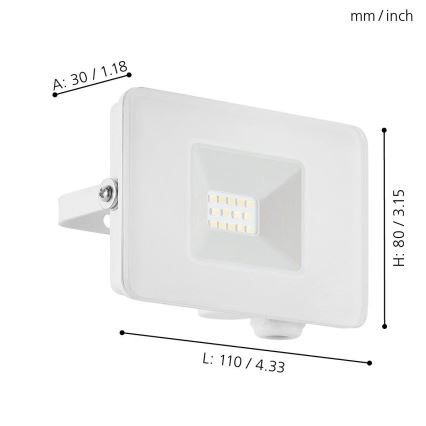 Eglo - LED-kohtvalgusti LED/10W/230V