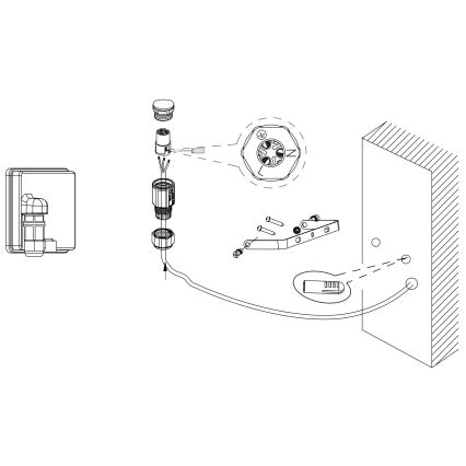 Eglo - LED-kohtvalgusti LED/50W/230V