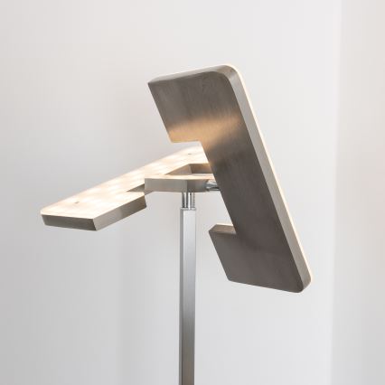 Eglo 33182 - LED Hämardatav põrandalamp SOLANO 1xLED/26W/230V +1xLED/3,2W 3000K matt kroom