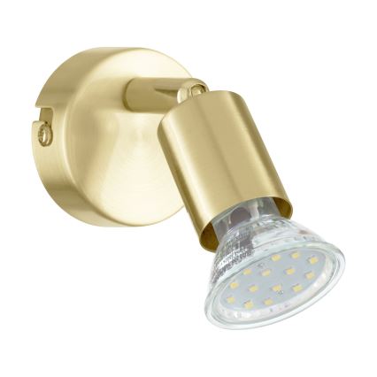 Eglo - LED Kohtvalgusti seinale 1xGU10/2,8W/230V 3000K kuldne