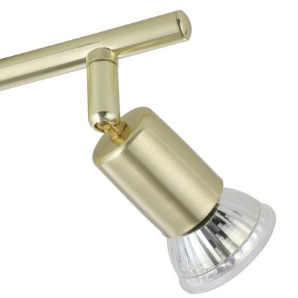 Eglo - LED Kohtvalgusti 2xGU10/2,8W/230V 3000K kuldne