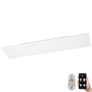 Eglo 33203 - LED RGBW Hämardatav pinnale kinnitatav valguspaneel SALOBRENA LED/34W/230V + kaugjuhtimispult