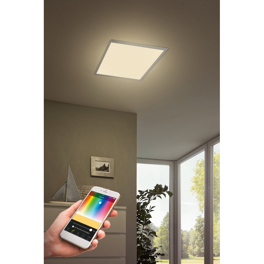 Eglo 33204 - LED RGBW Hämardatav valgusti SALOBRENA-C LED/34W/230V 2700-6500K + kaugjuhtimispult