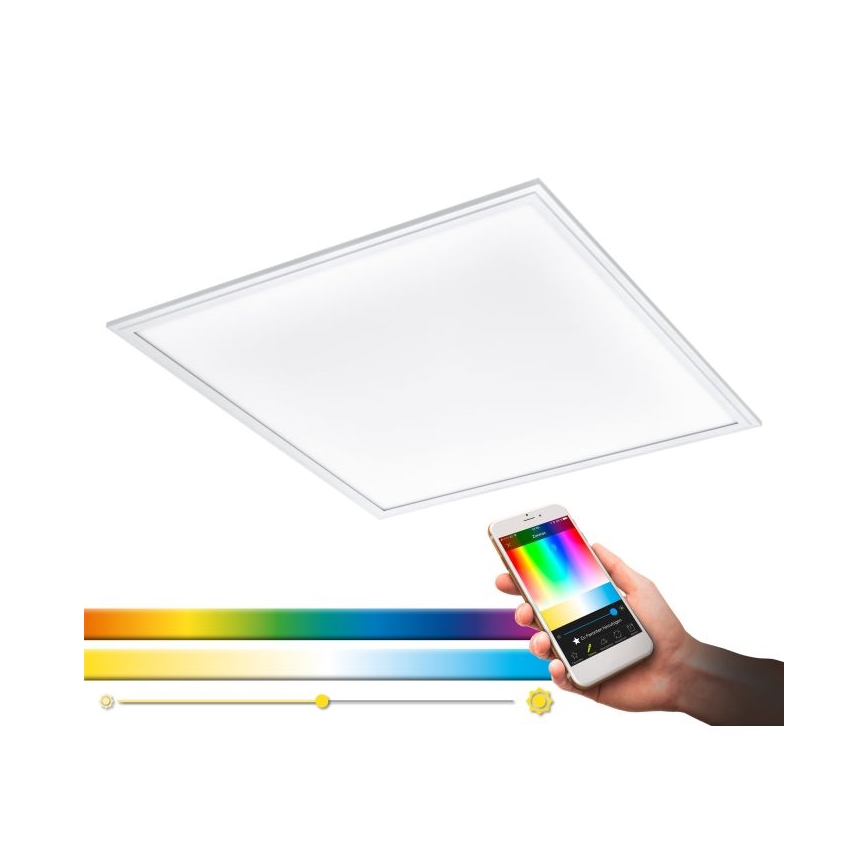 Eglo 33204 - LED RGBW Hämardatav valgusti SALOBRENA-C LED/34W/230V 2700-6500K + kaugjuhtimispult
