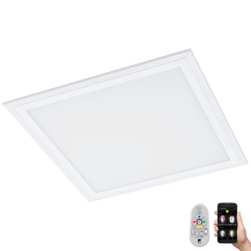 Eglo 33206 - LED RGBW hämardatav laevalgusti SALOBRENA-C LED/16W/230V 30x30 cm + kaugjuhtimispult