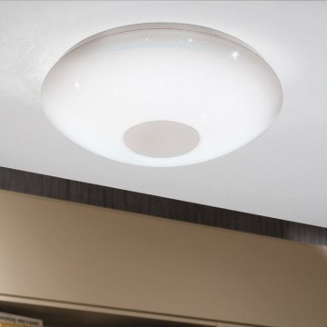 Eglo 33218 - LED RGB Hämardatav laevalgusti VOLTAGO-C LED/17W/230V 2700-6500K d. 38 cm
