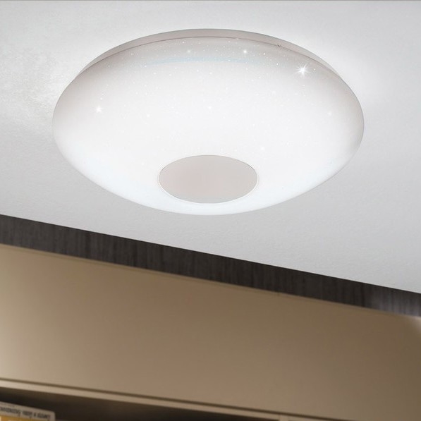 Eglo 33218 - LED RGB Hämardatav laevalgusti VOLTAGO-C LED/17W/230V 2700-6500K d. 38 cm