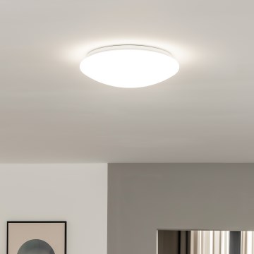 Eglo 33219 - LED RGBW hämardatav laevalgusti GIRON-C LED/17W/230V Ø 30 cm valge