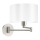 Eglo 33269 - Seinavalgusti PASTERI 1xE27/60W/230V matt kroom/valge