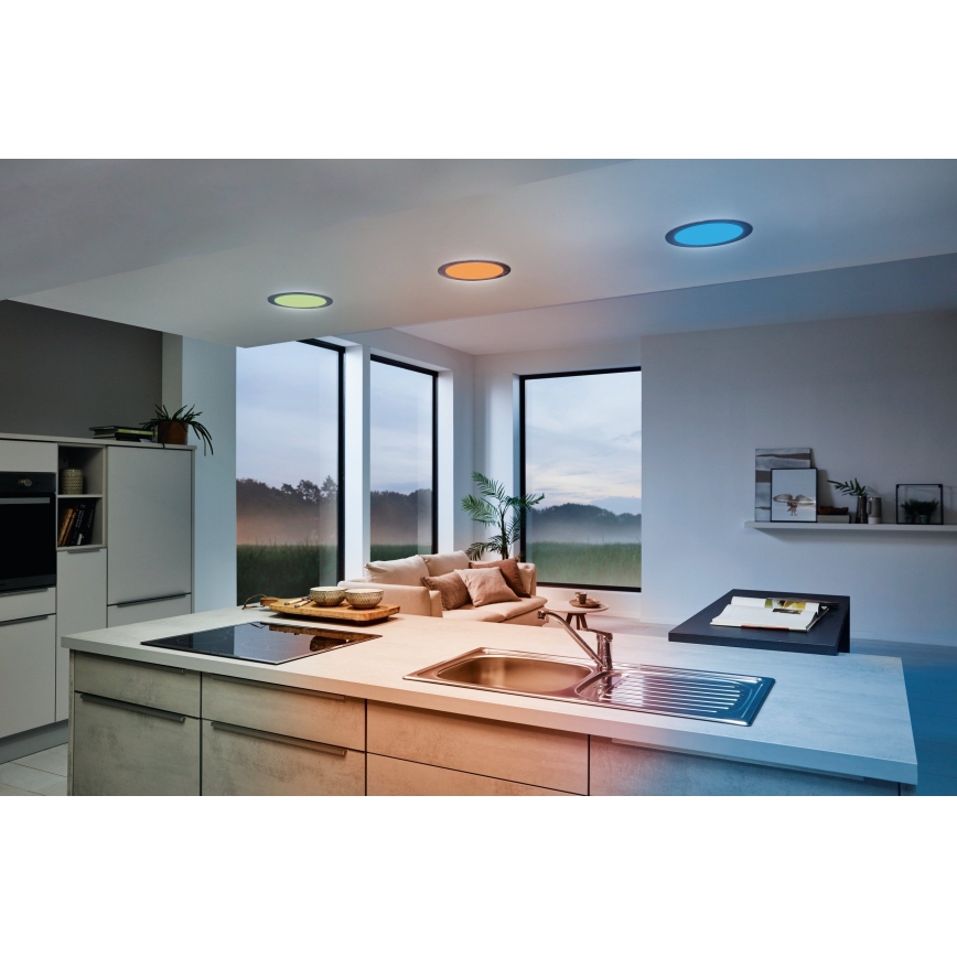 Eglo 33317 - LED RGBW hämardatav süvistatav laevalgusti FUEVA-C LED/15,6W/230V 2700-6500K läb. 22,5 cm