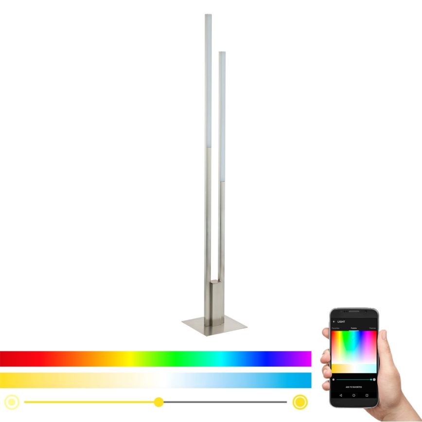 Eglo 33323 - LED RGBW hämardatav põrandalamp FRAIOLI-C LED/34W/230V 2700-6500K mattkroom