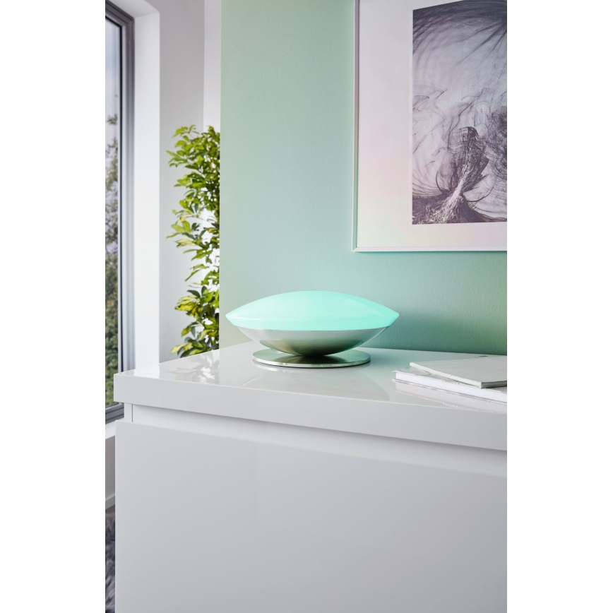 Eglo 33324 - LED RGBW hämardatav laualamp FRATTINA-C LED/18W/230V mattkroom