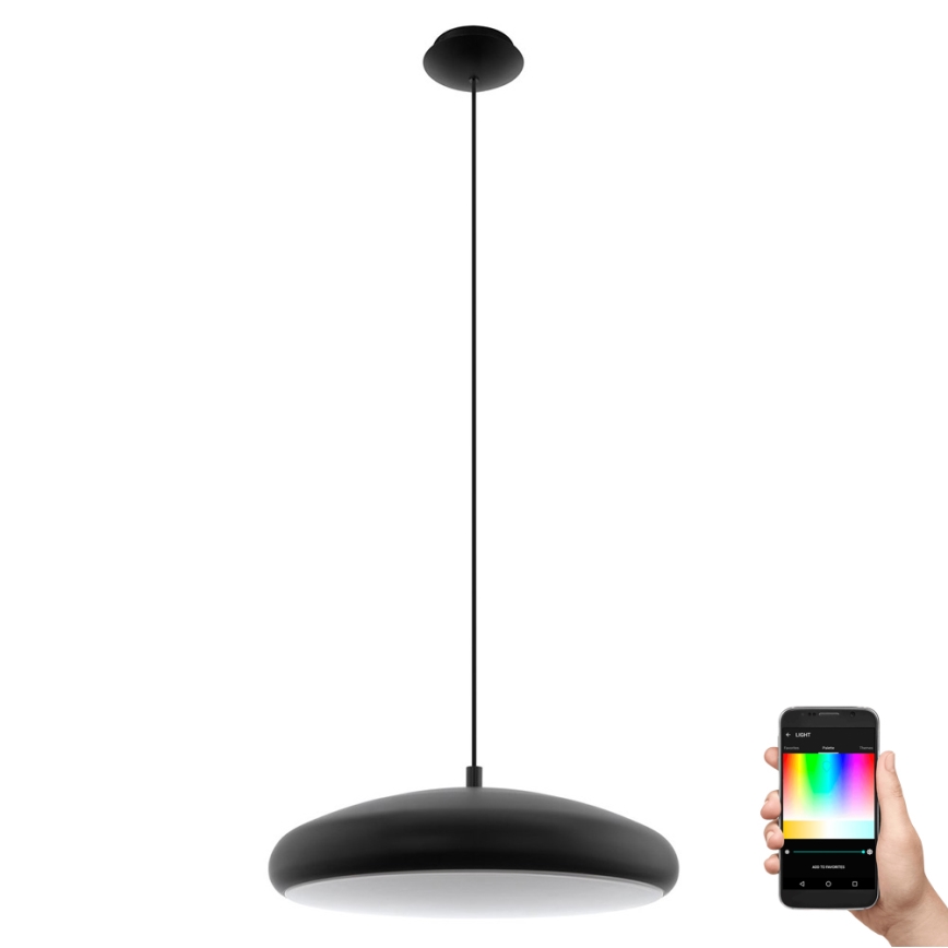 Eglo 33328 - LED RGBW Hämardatav lühter RIODEVA-C LED/27W/230V 2700-6500K must