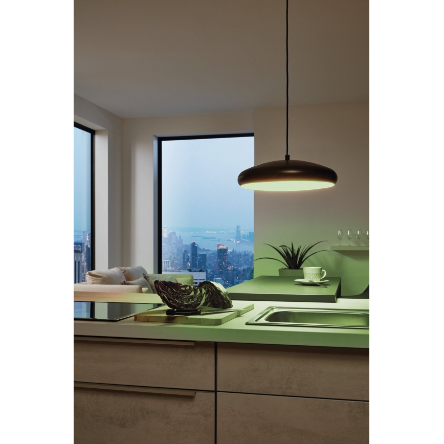Eglo 33328 - LED RGBW Hämardatav lühter RIODEVA-C LED/27W/230V 2700-6500K must