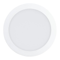 Eglo 33368 - LED lae sisse paigaldatav valgusti FUEVA BASIC LED/16,2W/230V Ø 22 cm valge