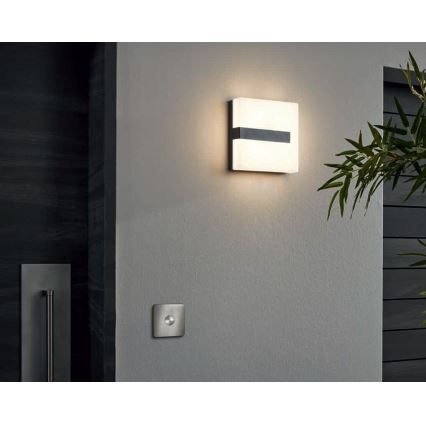 Eglo 33574 - LED Hämardatav väli seinavalgusti TORAZZA-C LED/14W/230V IP44