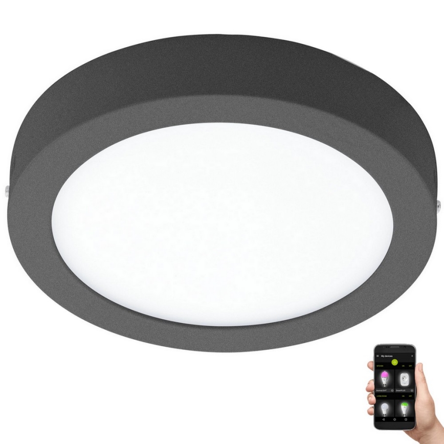 Eglo 33577 - LED Hämardatav laevalgusti ARGOLIS-C LED/16,5W/230V IP44 antratsiit