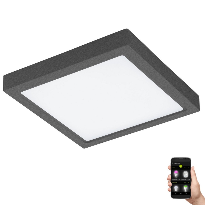 Eglo 33578- LED Hämardatav valgusti vannituppa ARGOLIS-C LED/22W/230V IP44 antratsiit